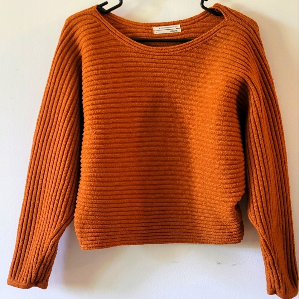 Anthropologie Off-The-Shoulder Sweater